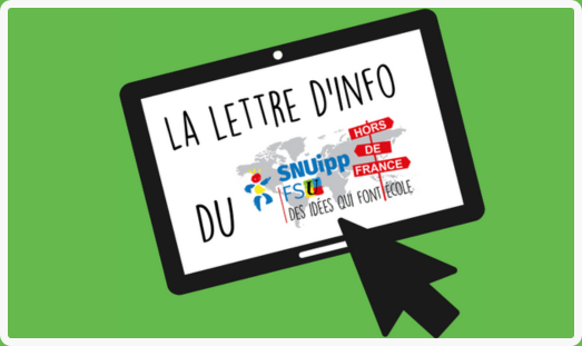 Logo des Lettres d'infos de la FSU-SNUipp Hors de France