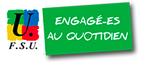 Logo FSU engagé⋅es au quotidien
