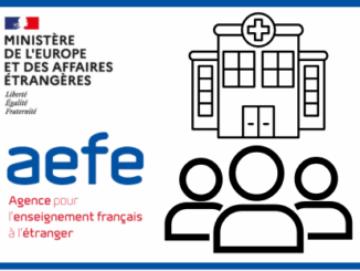 Logos MEAE AEFE, personnels, santé
