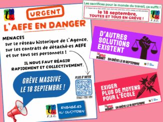 Visuels Grève 18 septembre 2025