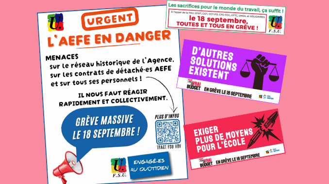 Article18septembre Visuels Grève 18 septembre 2025