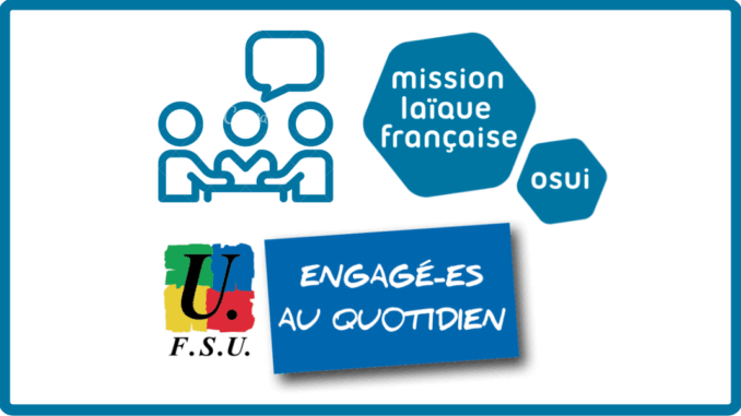 Visuel Réunion MLF FSU