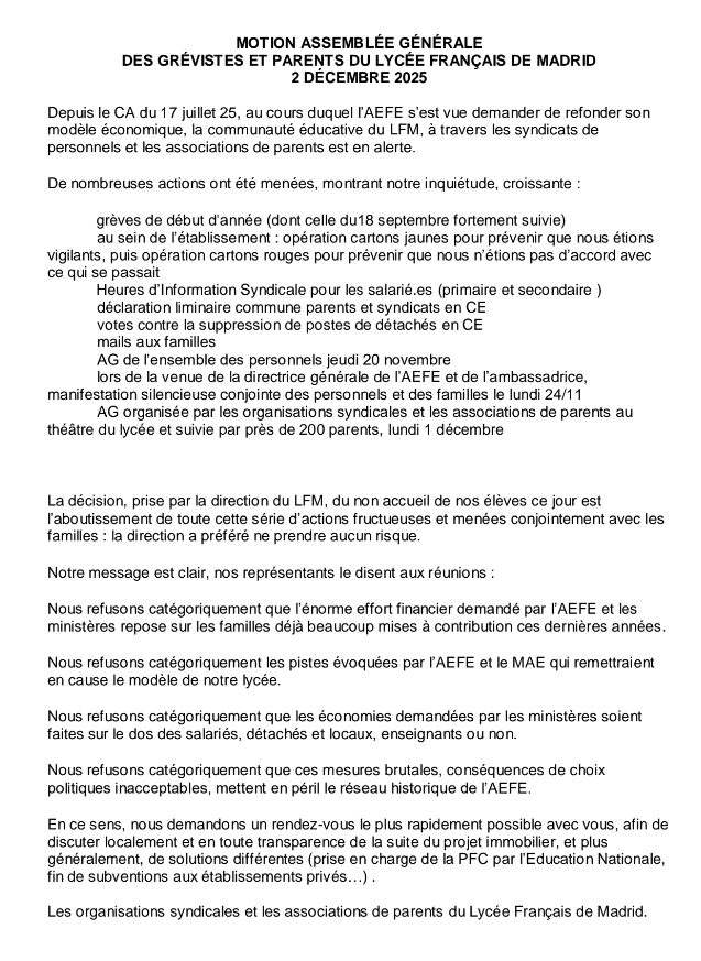 Photo Motion L.F.Madrid 2 décembre 2025