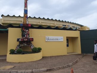 Entrée du Lycée français international Gustave Eiffel de Maputo, Mozambique