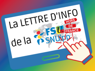Logo "LA LETTRE D'INFO de la FSU-SNUipp HDF" 2026