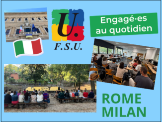 Photos déplacement FSU-HDF à Rome et Milan